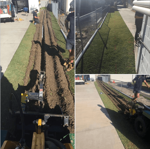 Knocked out this 60m trench and drainage in only 2 hours with the boys from OnPoint Plumbing Drainage QLD Pty Ltd