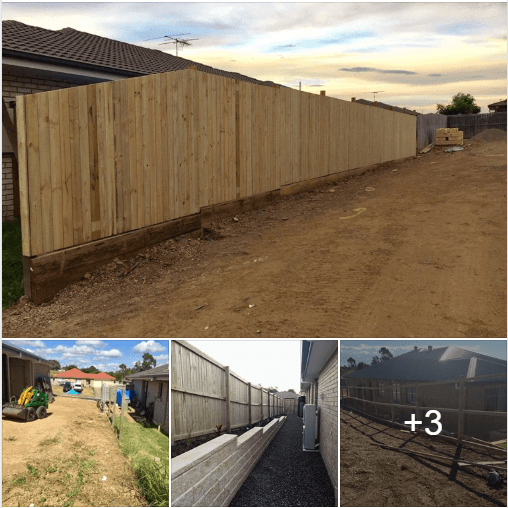 Thanks to Richie OConnell for utilising Rogers Little Loaders to build one hell of a fence. Looks great Richie
