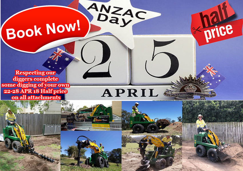 Half Price Promotion Anzac Day Rogers Little Loaders