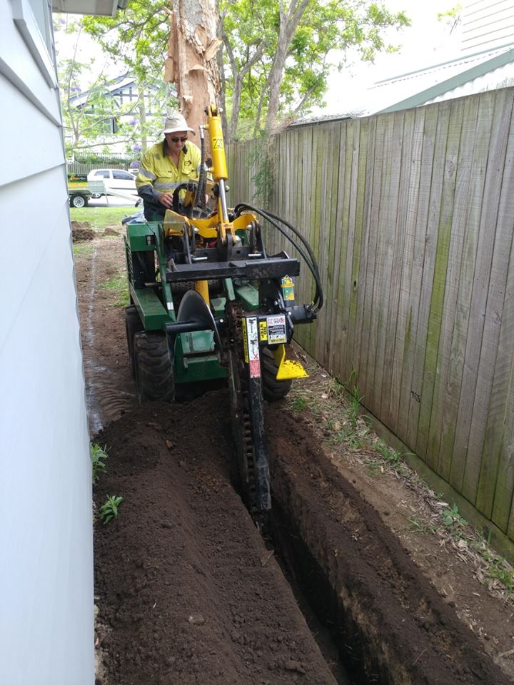 03 Our trencher is useful for laying electrical cable plumbing drainage irrigation or drawing a line in the sand to separate the neighbour boundary line