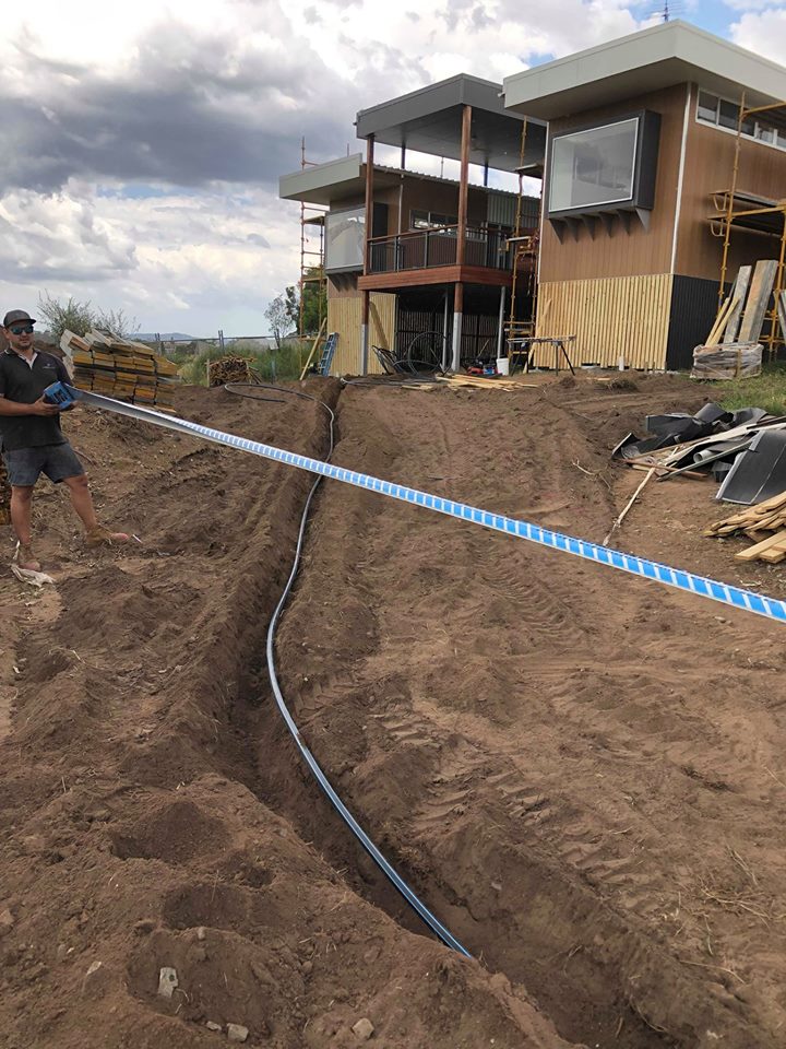 Another successful trenching job with the guys at OnPoint Plumbing QLD Pty Ltd 02