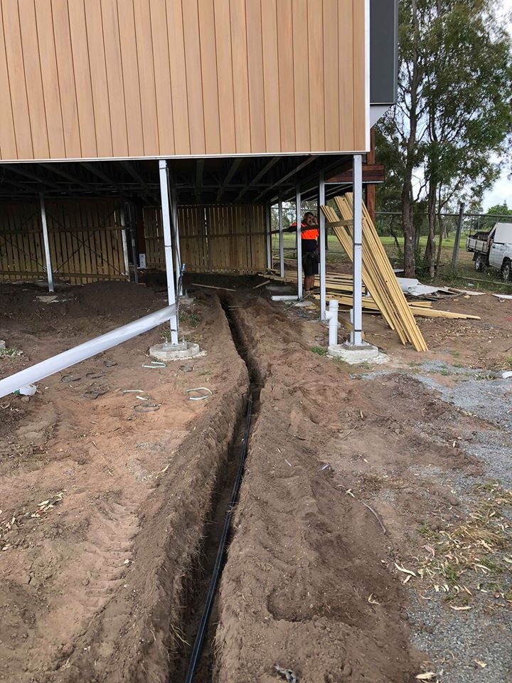 Another successful trenching job with the guys at OnPoint Plumbing QLD Pty Ltd 03