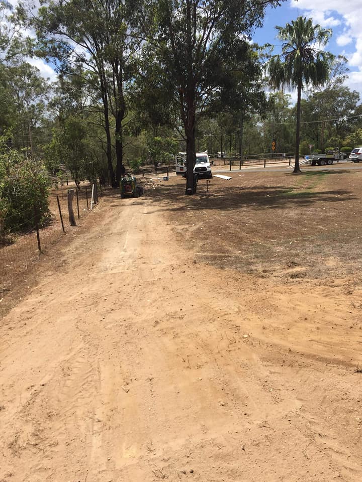 90m stormwater drainage trench from this house to the road complete 02