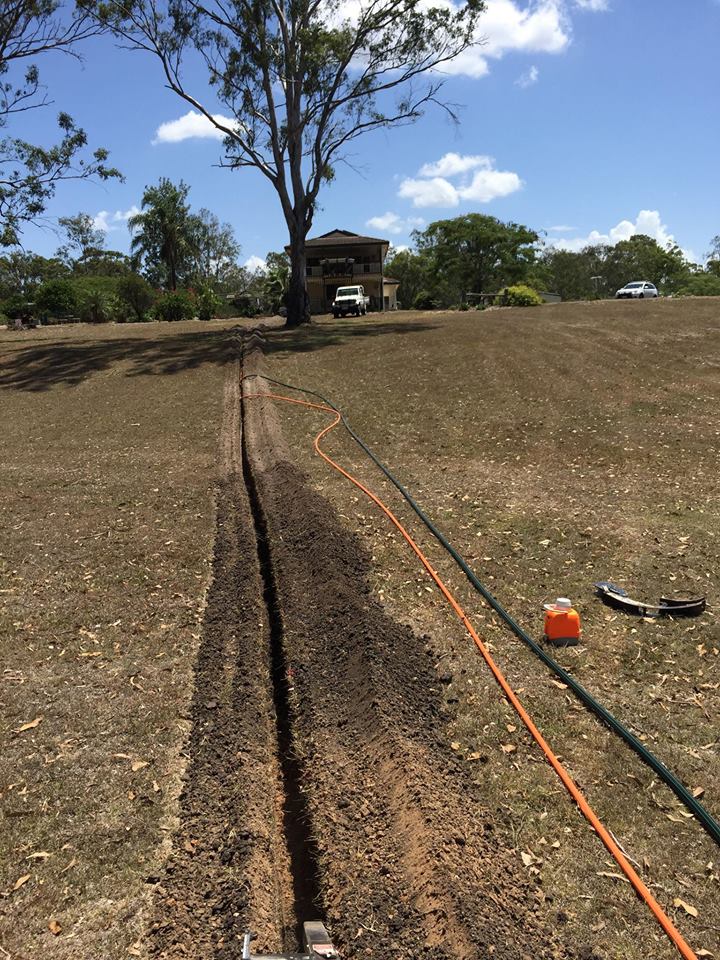 When a client asks if we can dig a 200 meter trench 500 deep and 150 wide and fill it back in after cable install 02