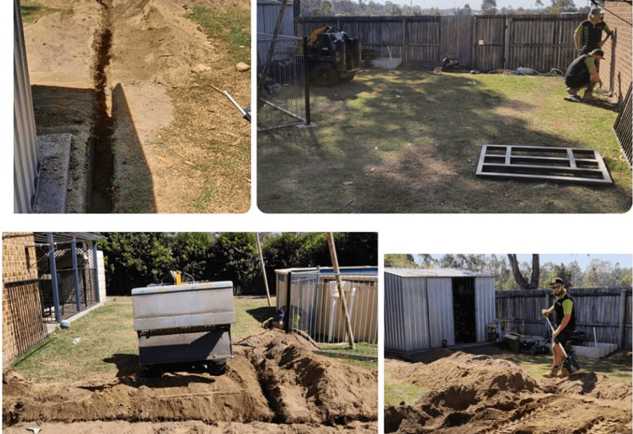Another electrical trenching job with jai from @txelectrical . Always a pleasure