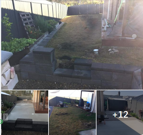 Full backyard makeover for this client M