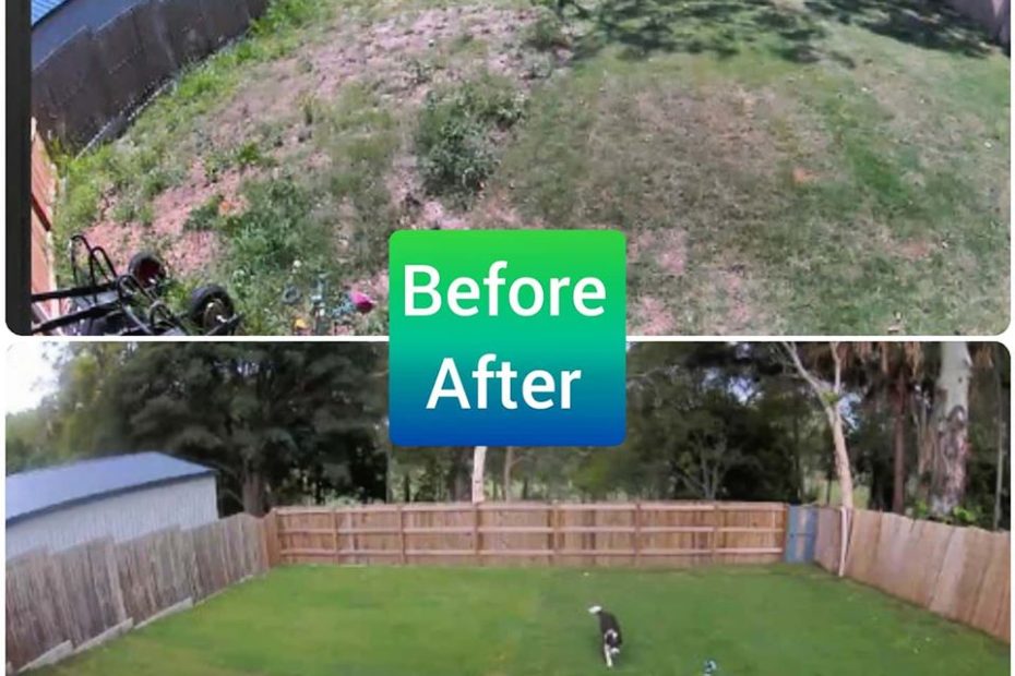 These photos were sent in from Jodie and her partner who hired our machinery to complete their own lawn transformation out at Tingalpa