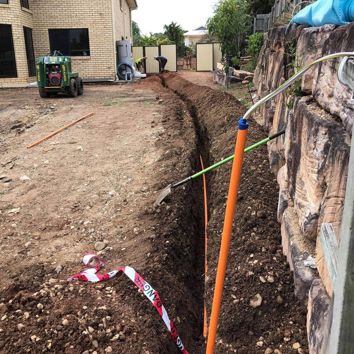 DRAINAGE AND TURFING