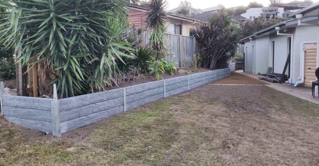Concrete Sleeper Retaining Wall: Transform Your Backyard with